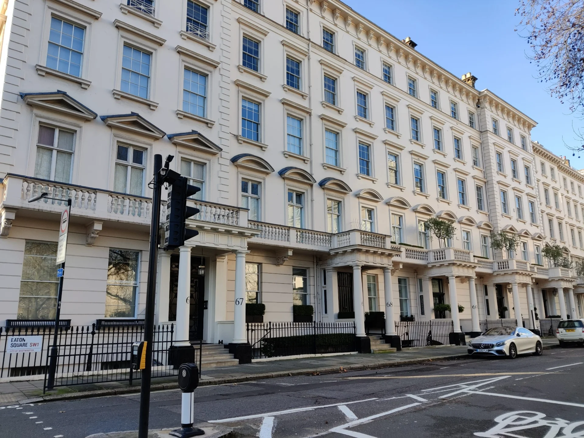 Central London houses street view insurance claim